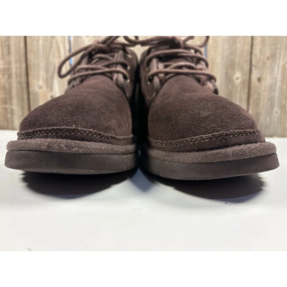 UGG Dusted Cocoa Neumel Suede Sherpa Fleece Lined Mens Boot Shoe Size 10 Brown